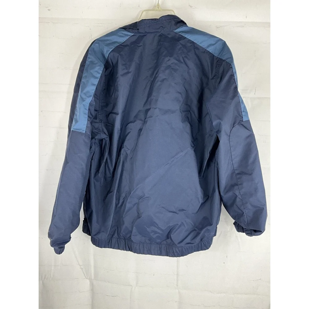 Nike Jacket Men's Medium Warm Up Windbreaker Full Zip Outerwear Blue Sports